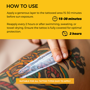 Private Label Vegan Tattoo Care SPF <span class=keywords><strong>30</strong></span> + crema <span class=keywords><strong>solare</strong></span> crema biologica UVA UVB <span class=keywords><strong>protezione</strong></span> <span class=keywords><strong>solare</strong></span> con proprietà idratanti profonde - Product Image 5