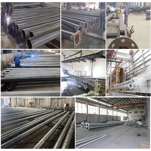 Nhà Sản Xuất Miễn Phí Thiết Kế Hình Bát Giác Côn 4M 6M 8M 10M 12M Nhúng Nóng Thép Mạ Kẽm Ngoài Trời Đèn Cực Bài Ánh Sáng Đường Phố Cực - Product Image 2