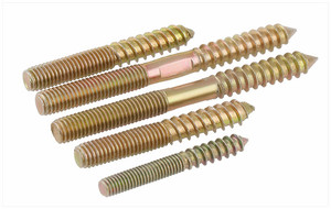 Boulon de cintre En Bois à Chevilles Métalliques À <span class=keywords><strong>Double</strong></span> Extrémité De Fixation De Meubles Vis Autotaraudeuses Bois <span class=keywords><strong>Goujon</strong></span> Fileté À Vis À <span class=keywords><strong>Double</strong></span> Extrémité - Product Image 4