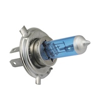 Lampes de phare halogène Ampoule H4 Super lumineuse Tout-terrain 12V Bleu Longue durée de vie P43T