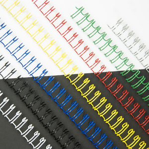 Fil de <span class=keywords><strong>reliure</strong></span> en spirale durable, 34 trous, multicolores, <span class=keywords><strong>reliure</strong></span> métallique <span class=keywords><strong>pour</strong></span> <span class=keywords><strong>reliure</strong></span> de cahiers A4, boîte de 100 pièces - Product Image 1
