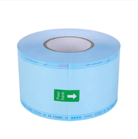Rouleau de pochettes de stérilisation thermoscellables jetables pour usage médical, dentaire et chirurgical en milieu hospitalier - Film désinfectant