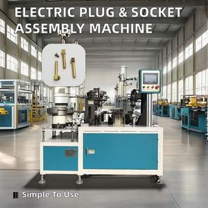Machine automatique électrique d'assemblage de bornes en laiton, pompe à engrenages et roulement pour la fabrication de prises, garantie 1 an, nouveau PLC - Product Image 3