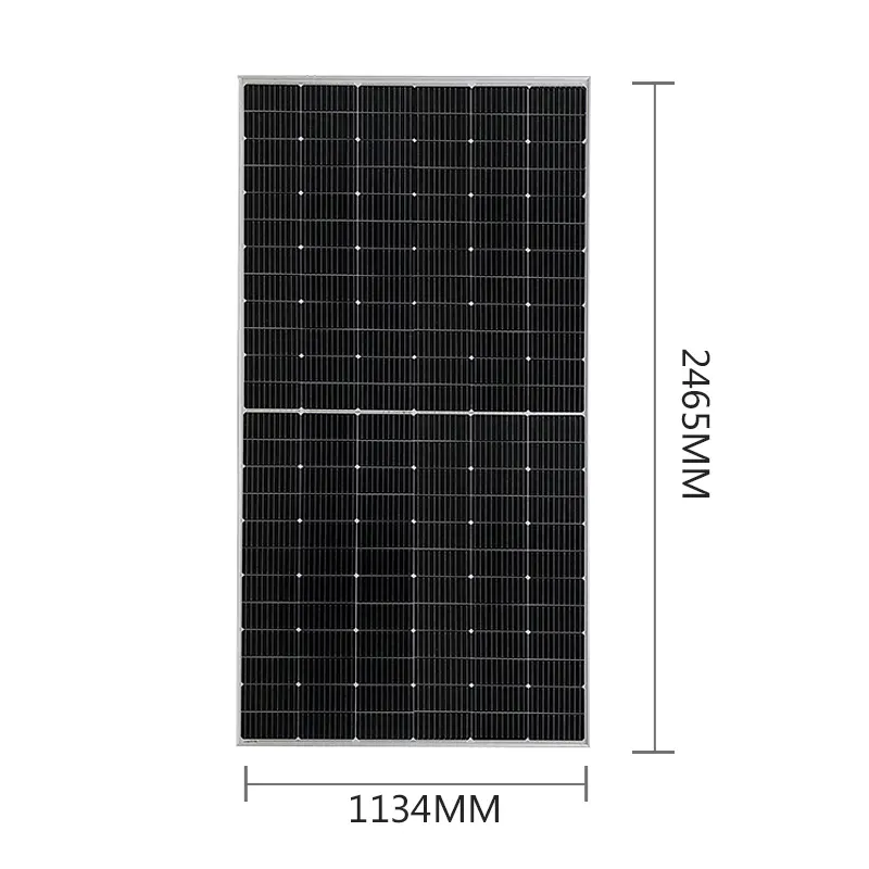 Venta al por mayor 550W Panel Solar Energía Red Conectada Generación de Energía Fotovoltaica Módulo PV Paneles Solares