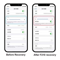 DL F210 programmateur de récupération True Tone pour iPhone 8 à 13 affichage de copie d'origine récupération de couleur d'origine