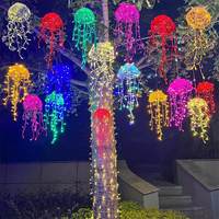 LED-Kugel-Hängeleuchte für Feiertagsdekoration, Wasserdichte Außenbeleuchtung für Halloween & Weihnachten, Landschafts- und Baumbeleuchtung
