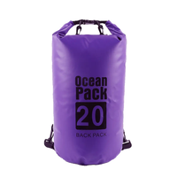 Bolsas impermeables flotantes de PVC para senderismo, bolsas de secado al océano duraderas