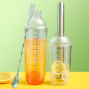 Fruit Cocktail <b>Shaker</b> Set 1000ml With Stirrer And Muddler For Lemon Tea Making And Cocktail Mixing - Product Image 1