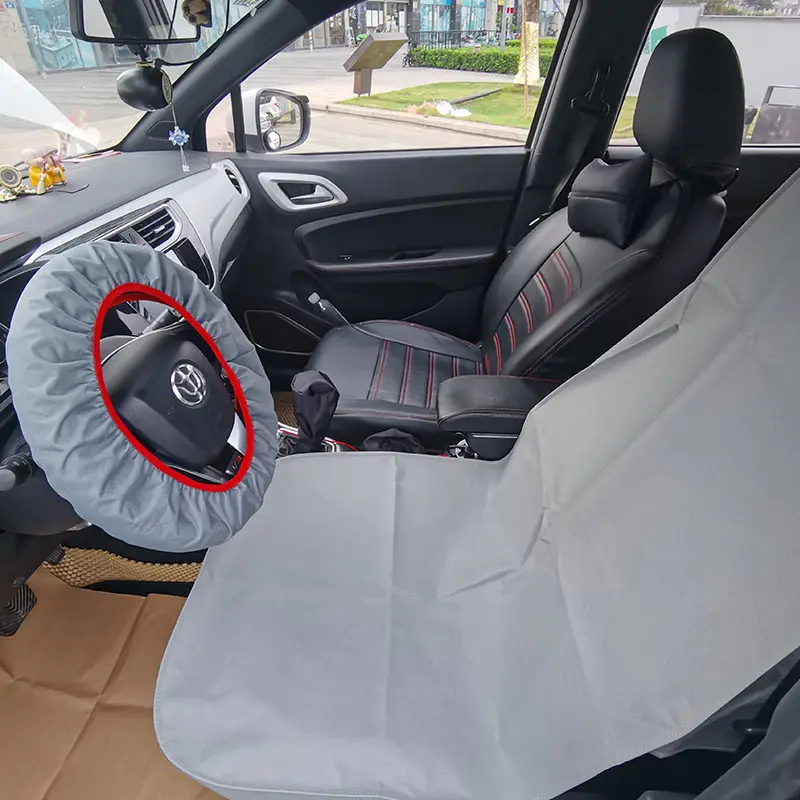 Auto Detail ing Vlies Autozubehör Sitz schutz bezug Günstige Auto kissen Stuhl Sitzbezüge für Frauen