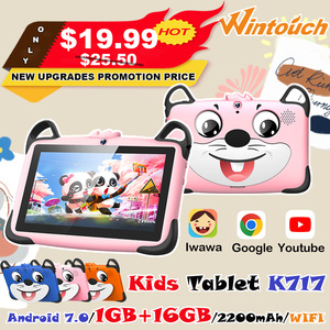 Chất lượng cao 7 "1GB + 16GB Android 7 inch tablette đổ Enfant trẻ em <span class=keywords><strong>Tablet</strong></span> PC giáo dục - Product Image 3