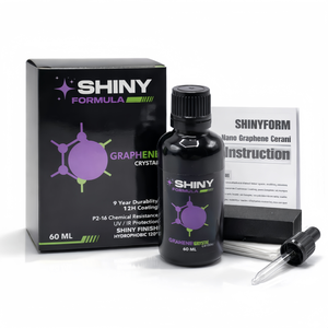 น้ำยาเคลือบเงาสูตรกราฟีน Shinyformula ป้องกันรอยขีดข่วน ซ่อมแซมตัวเองได้ พร้อมเทคโนโลยีป้องกันรังสียูวี สำหรับดูแลสีรถยนต์ 9 ปี ขนาด 60 มล. สำหรับรถยนต์ใหม่และเก่า - Product Image 1