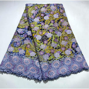 Sınır dantel Batik süper Glitter Glitter Glam pamuk balmumu tekstil Calico kumaş dikiş giysileri - Product Image 1