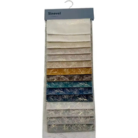 Tissu en velours gaufré 100 % polyester imprimé, nouveau design Sinovel 2026, très vendu pour la décoration intérieure et le textile de maison