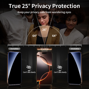 กระจกนิรภัยป้องกันหน้าจอสำหรับ iPhone, ป้องกันหน้าจอ2.5D สอดแนม9ชั่วโมงสำหรับ iPhone 12 13 XS 11 6 7 8 15 XR x PLUS MINI - Product Image 2