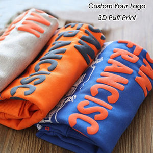 Sudadera con Capucha Gruesa y Voluminosa 3D OEM, Sudadera con Capucha Extra Grande para Hombre, Estampada Personalizada, de Algodón, con Cuello 3D, Ecológica, de Forro Polar - Product Image 3