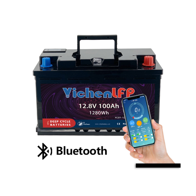 High Power 12.8V 100Ah Lithium Iron Phosphate LiFePO4 Battery Pack 1000CCA 5000-Cycle Car Jump Starter Power Bank