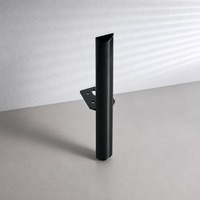 Pieds de canapé modernes en fer noir mat, supports de meubles robustes pour canapé et chaise