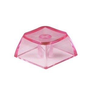 คีย์แคปสำหรับพีซี ความสูง 9.3 มม. แบบโปร่งแสง รูปทรงกลม หลายสี แบบก้านไขว้ สำหรับคีย์บอร์ดแบบกลไก DIY เปลี่ยนแทนได้ - Product Image 5