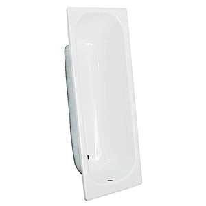 Bain en acier émaillé blanc 120x70 produit d'outil de tournage - Product Image 1