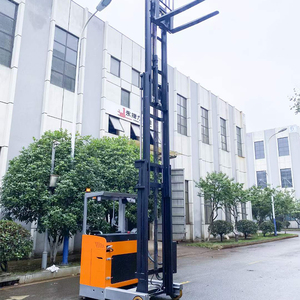 Carretilla elevadora de almacenamiento vertical eléctrica compacta alimentada por baterí<span class=keywords><strong>a</strong></span> de operación sentada - Product Image 3