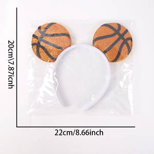 عصابة رأس لمباريات كرة القدم، أدوات تزيين الحفلات ذات طابع كرة القدم، مستلزمات المشجعين، عصابة رأس - Product Image 5