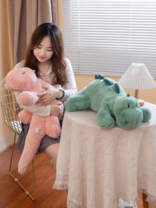 Dinosaure en peluche poupée longue jambe endormie oreiller dessin animé Tyrannosaurus rex figurine - Product Image 6