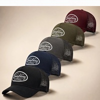 Casquette Trucker en Coton Noir, Logo Brodé Inspiré de la Californie, Maille Respirante, Unisexe, Réglable, Idéale pour l'Été, les Activités de Plein Air, le Ski et les Voyages