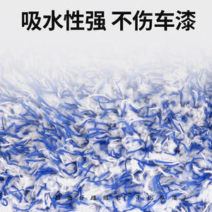 Guante de limpieza Chongteng para lavado de autos, de microfibra de coral de pelo largo, grueso, de doble cara, para el cuidado del vehículo. - Product Image 4