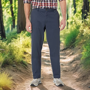 Pantalon de randonnée décontracté de haute qualité, léger, anti-humidité, en tissu peigné, taille mi-haute, séchage rapide, teint uni, pour printemps-été - Product Image 2