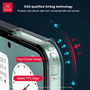 XUNDD a prueba de golpes TPU Bumper Crystal Clear Estuche rígido con cámara Estuche protector para teléfono para Nothing CMF Phone 1 - Product Image 2