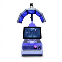 Appareil de luminothérapie LED portable 5 couleurs pour le visage, machine LED PDT pour le lifting du visage