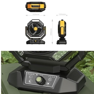 New Arrived 40000mAh Outdoor Table Ventilateur USB Fan Cooler Rechargeable <b>Desk</b> Fan Remote Control Camping Fan for Household - Product Image 3