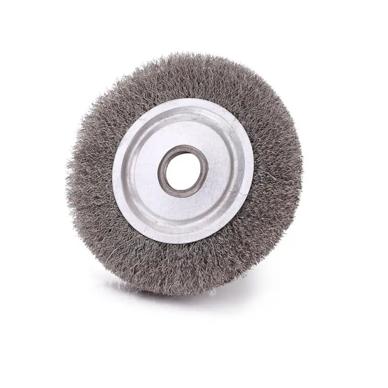 SUS304 Stainless Steel Wheel Brush for Removing Rust From Iron Plate