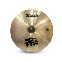 Cymbale de tambour chinoise professionnelle faite à la main en bronze, en matériau B25, avec accessoires pour petit clochette-tambour