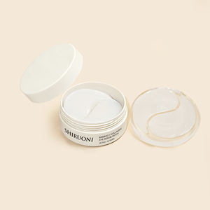 Parches de máscara de hoja de colágeno de bambú antiarrugas vegano orgánico de etiqueta privada para ojeras e hidratación - Product Image 1