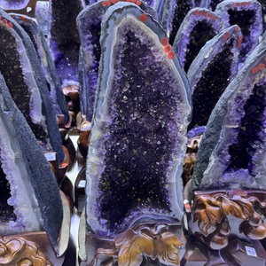 Wholesale Global <strong>Supplier</strong> High Quality Loose Gemstone Spiritual Healing <strong>Crystal</strong> Craft Amethyst <strong>Cluster</strong> <strong>Geode</strong> for Home Decoration - Product Image 4