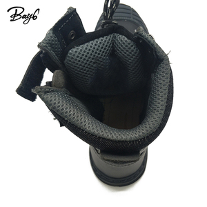 Action Leather Style Classic Fashion Half Steel Toe Work <strong>Boots</strong> for <strong>Man</strong> Custom <strong>Black</strong> - Product Image 4