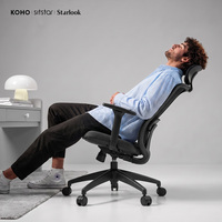 Silla de Oficina Ergonómica de Malla Transpirable con Soporte Lumbar para Estación de Trabajo Corporativa, Silla de Escritorio para Computadora