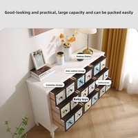 Tiroirs commode rétro peints en bois massif grande capacité salon entrée meuble TV avec balcon organisateur tiroir buffet