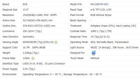 MV238FHM-N52 BOE en gros pour Dell U2424h 23.8 pouces écran LCD affichages 120hz 1920*1080 FHD pour écran LCD de moniteur de bureau