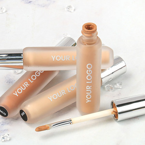 Corretivo Líquido Vegano à Prova d'Água com Cobertura Total, Tampa Prateada Fosca, 6 Cores, Sem Logo - Product Image 2