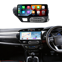 Autoradio multimédia 12,3 pouces, lecteur vidéo, Carplay sans fil, écran pour Toyota Hilux 2015, écran tactile vidéo