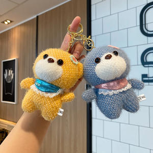 Ours en peluche très vendu pour porte-clés, ours en peluche super doux fait à la main, pendentif en peluche, poupées textiles avec du coton PP pour breloque de sac - Product Image 5