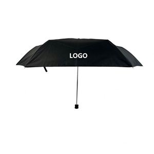 Sombrilla Compacta Ultraligera de 6 Varillas, Práctica y Conveniente, para Sol y Lluvia - Product Image 1