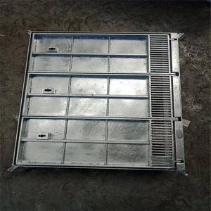 Grille en acier de remplissage pour piétons galvanisée de Singapour avec amortisseur sonore pour <span class=keywords><strong>couvercle</strong></span> de vidange/<span class=keywords><strong>puisard</strong></span> - Product Image 2