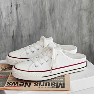 Sandalias Planas de Lona para Hombre, Modernas y Versátiles, Ideales para el Verano, sin Tacón, para Usar con Pantalones Holgados y Gorros - Product Image 5