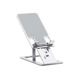 Support de <span class=keywords><strong>téléphone</strong></span> en aluminium argenté, support de bureau universel pour <span class=keywords><strong>téléphone</strong></span>, support portable pour tablette (argent) - Product Image 1