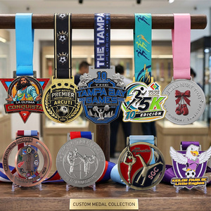 Medallas Deportivas Personalizadas OEM para Judo, Karate, Taekwondo, Atletismo, Gimnasia, Danza, Fútbol, Pickleball, Premios Deportivos de Metal en 3D - Product Image 1