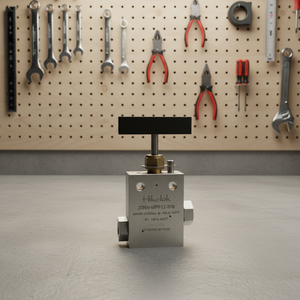 Vanne à aiguille droite angulaire <span class=keywords><strong>en</strong></span> acier inoxydable 316 pour <span class=keywords><strong>autoclave</strong></span> HiP Butech, type ultra-haute pression 20 000 psi, diamètres extérieurs 1/4'', 3/8'', 9/16'' - Product Image 1