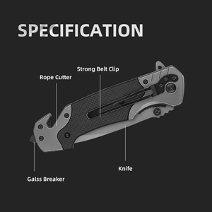 سكين جيب متعدد الاستخدامات قابل للطي من الفولاذ المقاوم للصدأ للتخييم والصيد والاستخدام في المطبخ والحدائق - Product Image 3